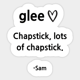 Glee/Sam Sticker